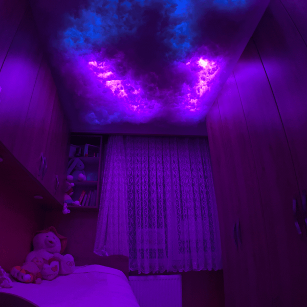 DIY bulut tavan lamba kiti