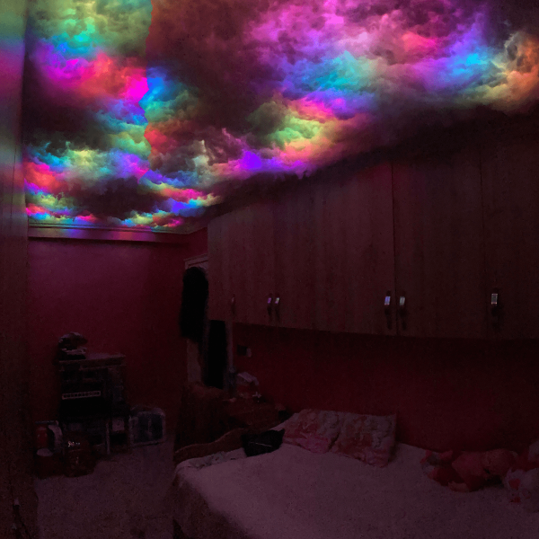 DIY bulut tavan lamba kiti