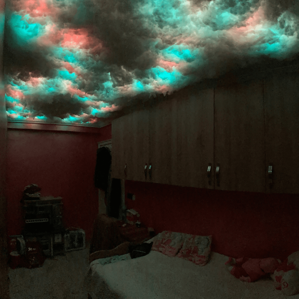 DIY bulut tavan lamba kiti