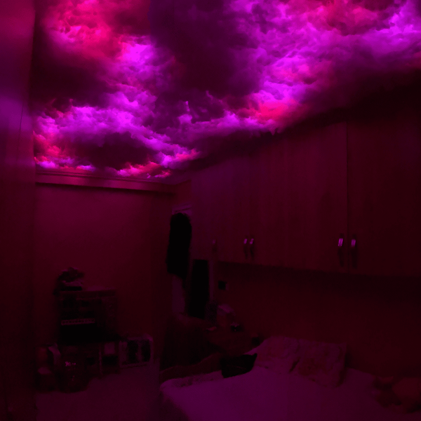 DIY bulut tavan lamba kiti