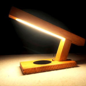 kablosuz şarjlı led masa lambası